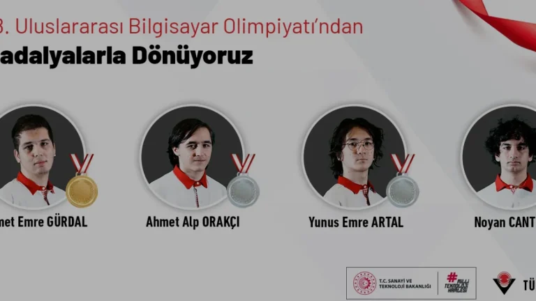 38. Uluslararası Bilgisayar Olimpiyatı’nda Türkiye’ye 4 madalya