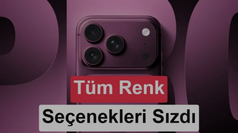 iPhone 18 Pro renkleri sızdı Katlanabilir iPhone daha sade kalacak