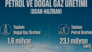 Türkiye petrol ve doğal gaz üretiminde ivmesini koruyor