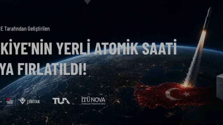 Türkiye’nin yerli atomik saati uzaya gönderildi RAFS dönemi