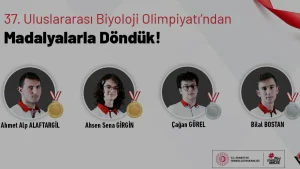 Uluslararası Biyoloji Olimpiyatı’nda Türkiye’ye 4 madalya